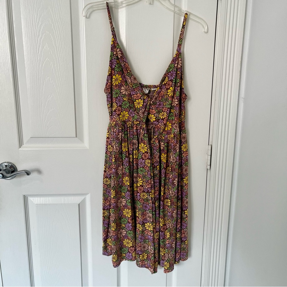 ROXY Evening Glow Again Floral Sleeveless Dress-Root Beer | XL - Picture 2 of 10